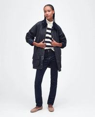 Beaufort Wax Jacket Navy