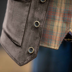 A Piece of ChicArtisan vest corduroy dark brownWaistcoatsBritish Parts Lucerne