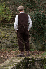 A Piece of ChicArtisan vest corduroy dark brownWaistcoatsBritish Parts Lucerne