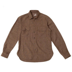 A Piece of Chic "Auvergnate" Shirt BrownShirtBritish Parts Lucerne
