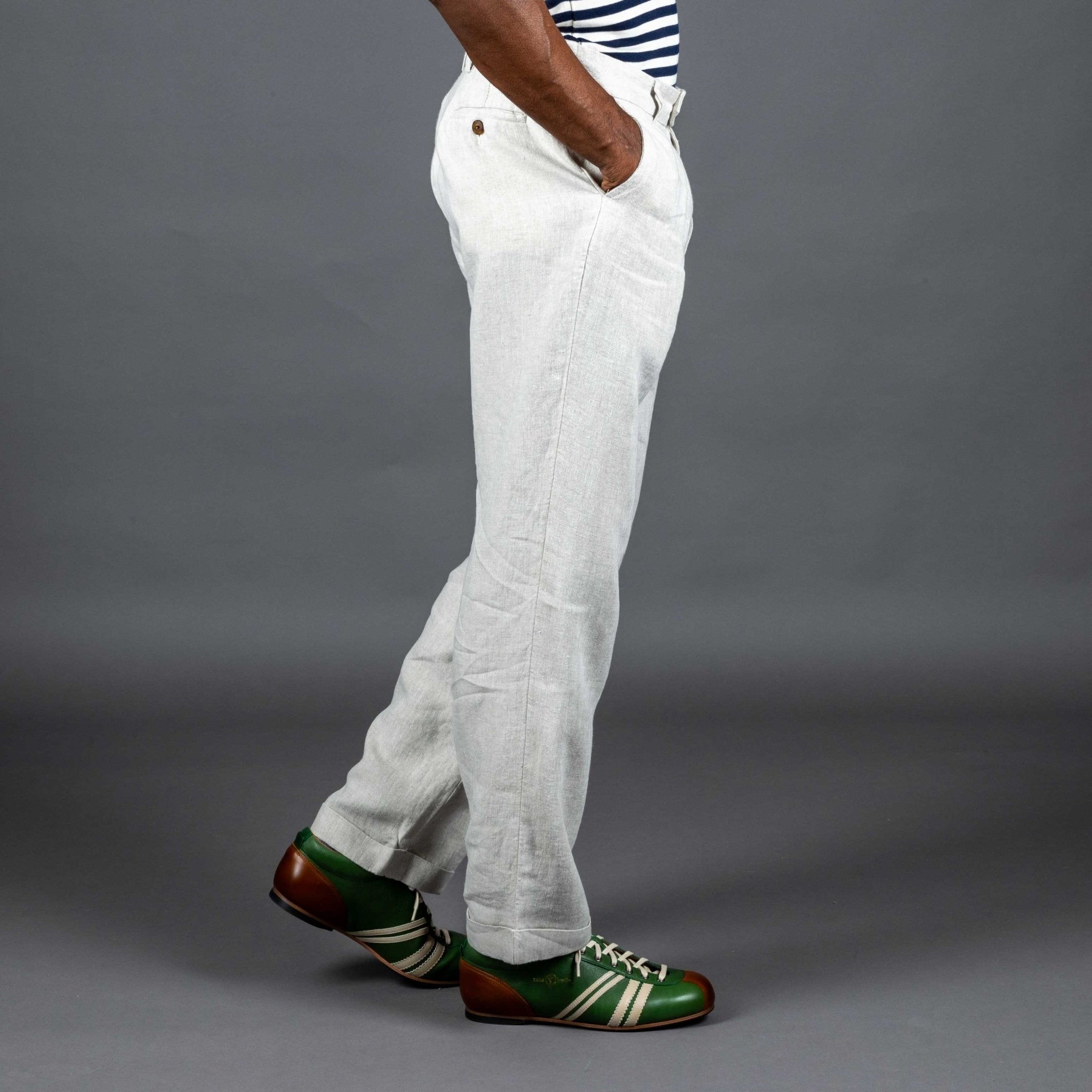 A Piece of Chic "Bayou" Pants NaturalPantsBritish Parts Lucerne
