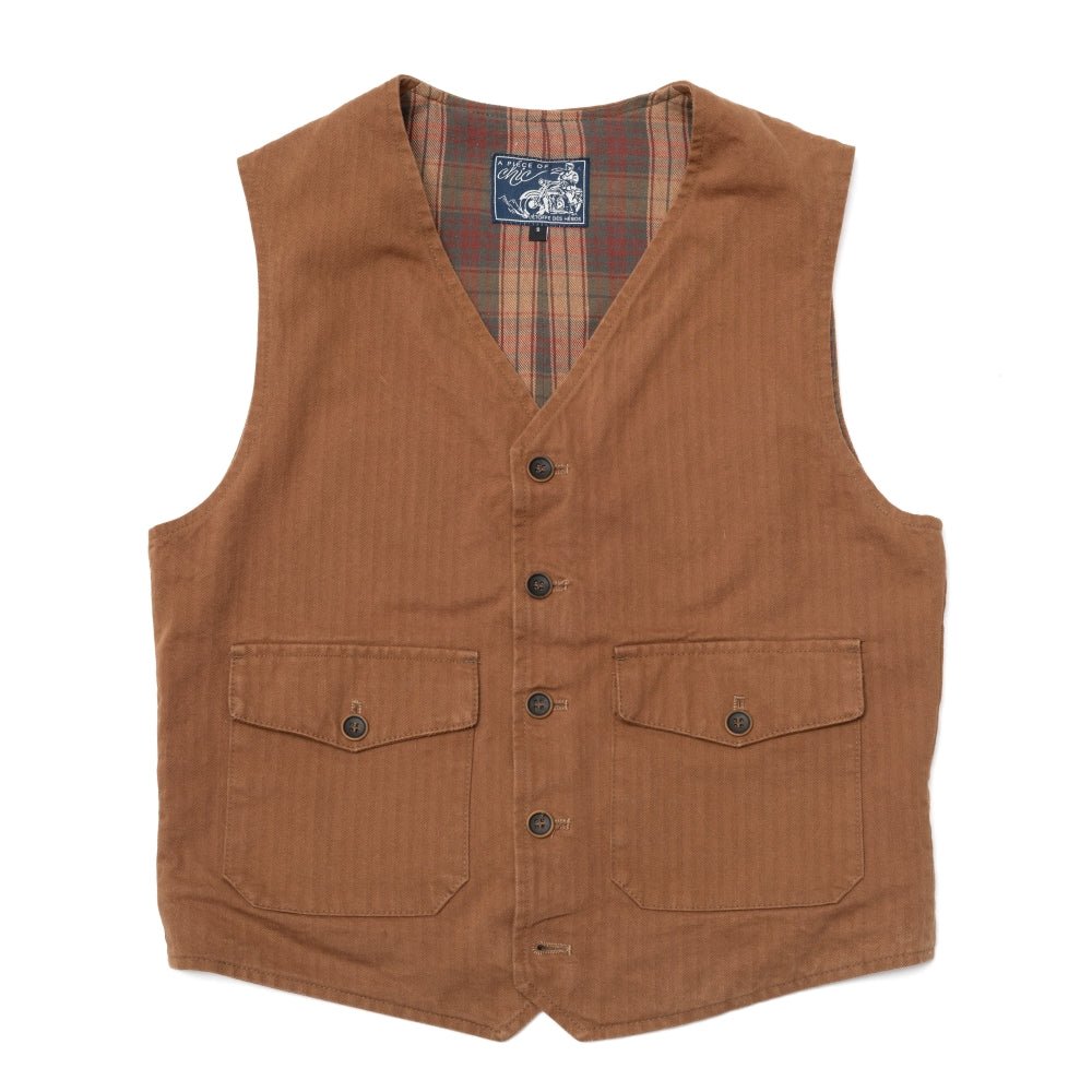 A Piece of ChicElegant vest HBT RustWaistcoatsBritish Parts Lucerne