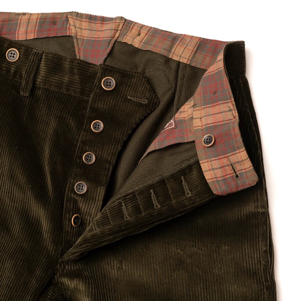 A Piece of Chic "LE MANARD" work trousers corduroy dark greenPantsBritish Parts Lucerne