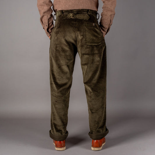 A Piece of Chic "LE MANARD" work trousers corduroy dark greenPantsBritish Parts Lucerne