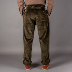A Piece of Chic "LE MANARD" work trousers corduroy dark greenPantsBritish Parts Lucerne
