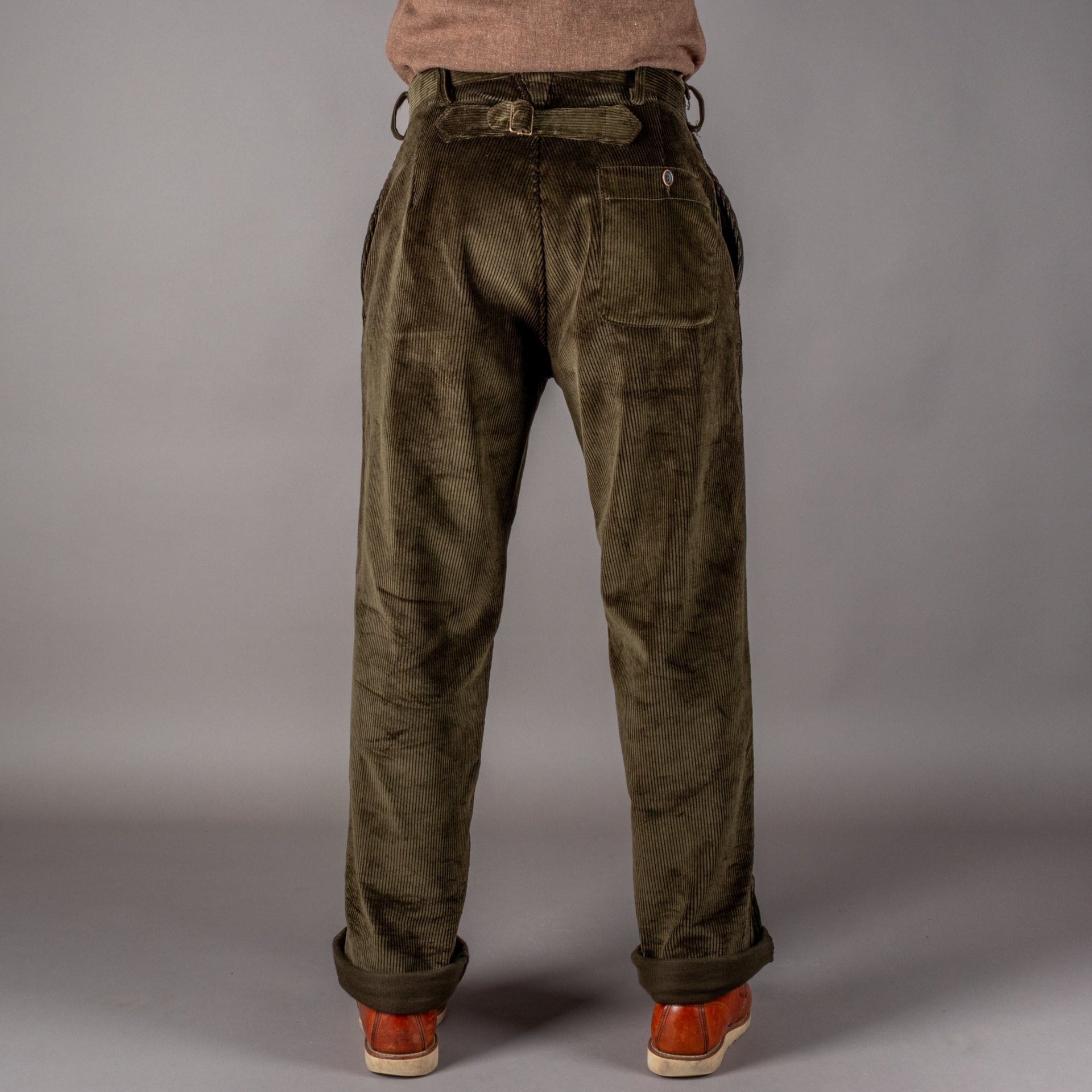 A Piece of Chic "LE MANARD" work trousers corduroy dark greenPantsBritish Parts Lucerne