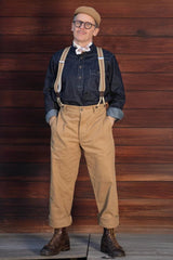 A Piece of Chic"LE MANARD" Arbeiterhose Heavy Canvas BeigeHosenBritish Parts Luzern