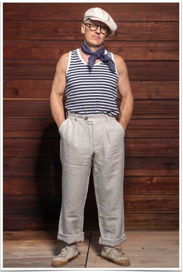 A Piece of ChicMarlou Tank Top StripesTank TopBritish Parts Lucerne