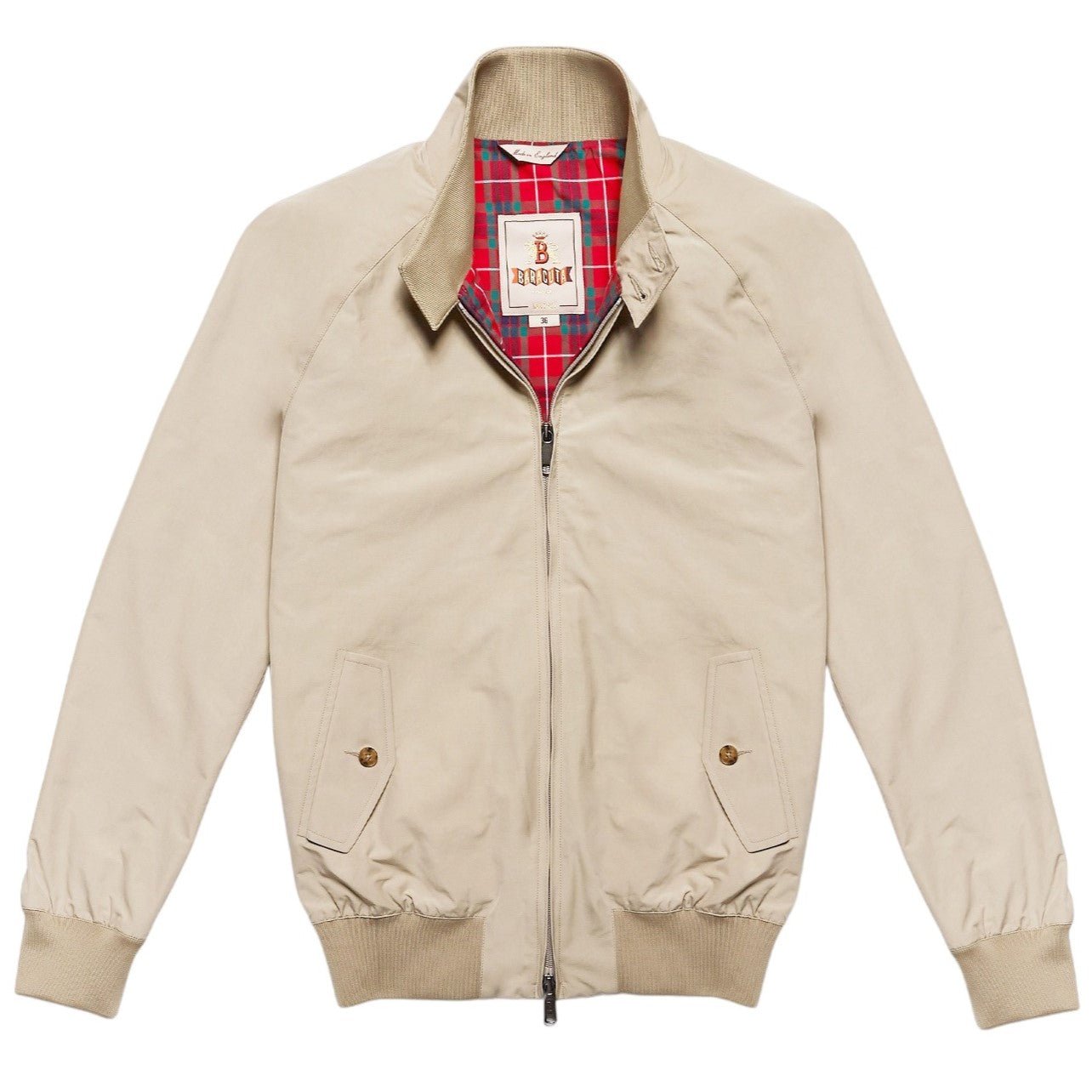 BaracutaG9 Harrington Jacket NaturalJacketsBritish Parts Lucerne