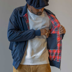 BaracutaG9 Harrington jacket navyJacketsBritish Parts Lucerne