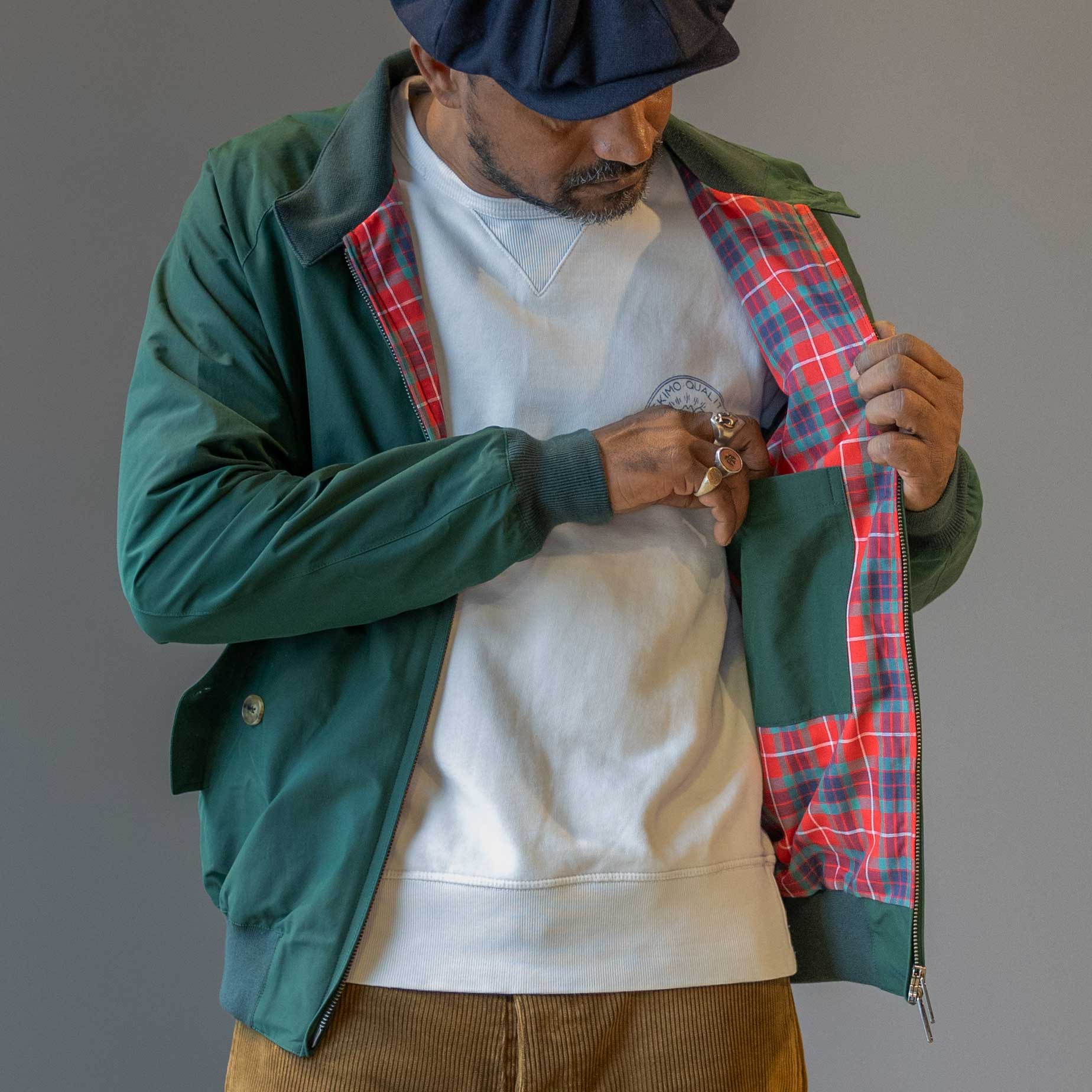 BaracutaG9 Harrington Jacket Racing GreenJacketsBritish Parts Lucerne