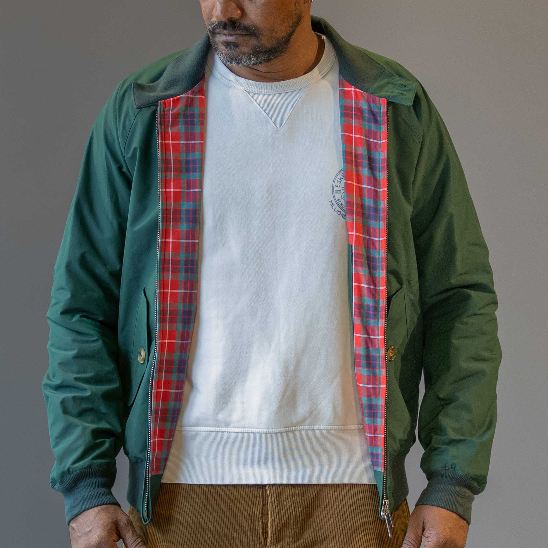 BaracutaG9 Harrington Jacket Racing GreenJacketsBritish Parts Lucerne