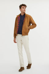 BaracutaG9 Harrington Jacket Suede TobaccoJacketsBritish Parts Lucerne