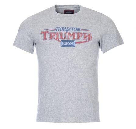 Barbour InternationalTriumph Thruxton Fog Marl T-Shirt (light gray mottled)T-ShirtBritish Parts Luzern