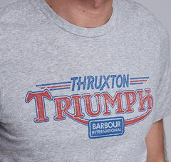 Barbour InternationalTriumph Thruxton Fog Marl T-Shirt (light gray mottled)T-ShirtBritish Parts Luzern
