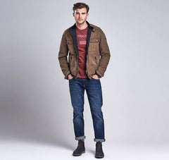 Barbour InternationalTriumph Thruxton Garnet Red T-ShirtT-ShirtBritish Parts Lucerne