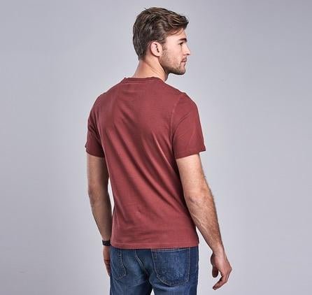 Barbour InternationalTriumph Thruxton Garnet Red T-ShirtT-ShirtBritish Parts Lucerne