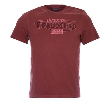 Barbour InternationalTriumph Thruxton Garnet Red T-ShirtT-ShirtBritish Parts Lucerne