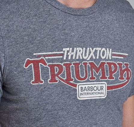 Barbour InternationalTriumph Thruxton Grey Marl T-Shirt (dark gray mottled)T-ShirtBritish Parts Luzern