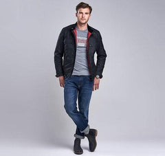 Barbour InternationalTriumph Thruxton Grey Marl T-Shirt (dark gray mottled)T-ShirtBritish Parts Luzern