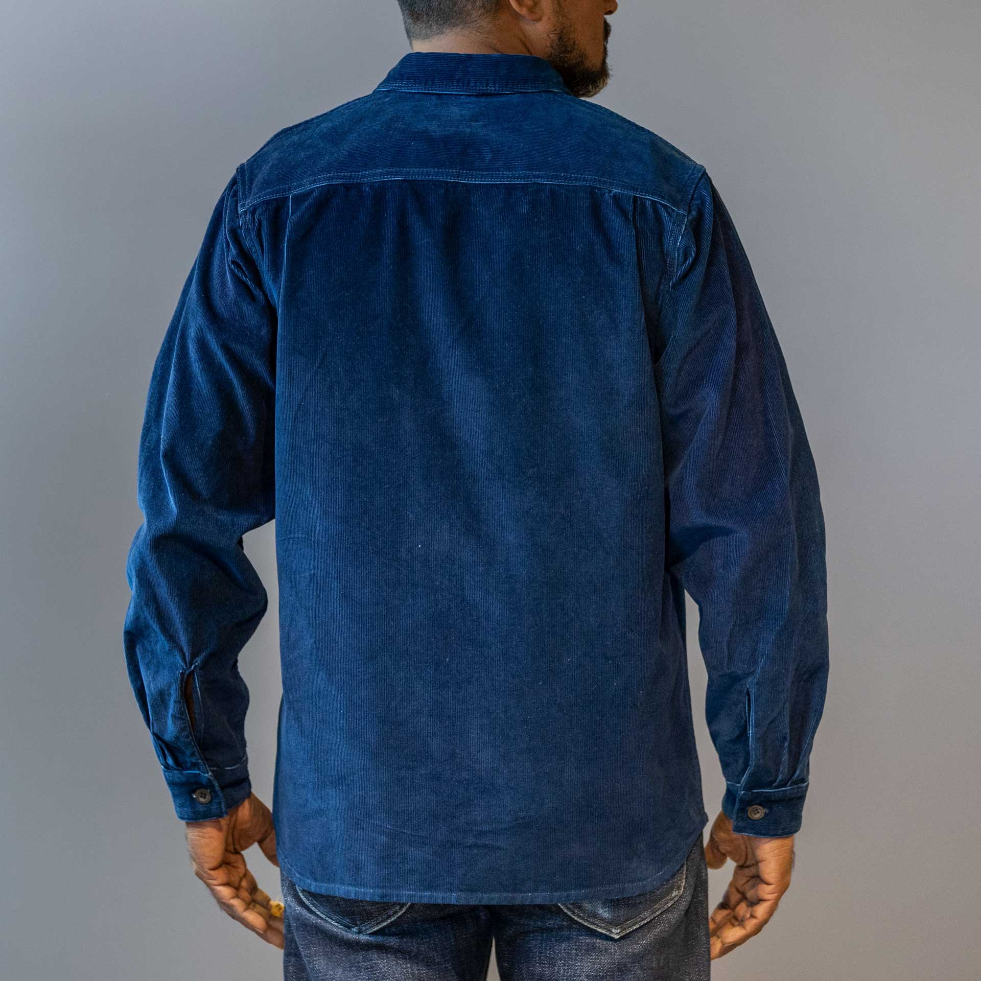 BenzakScout Overshirt Indigo CorduroyShirtBritish Parts Lucerne