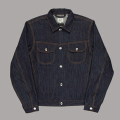 BenzakTrucker Jacket BDJ - 05 Vintage Indigo SelvedgeShirtBritish Parts Lucerne