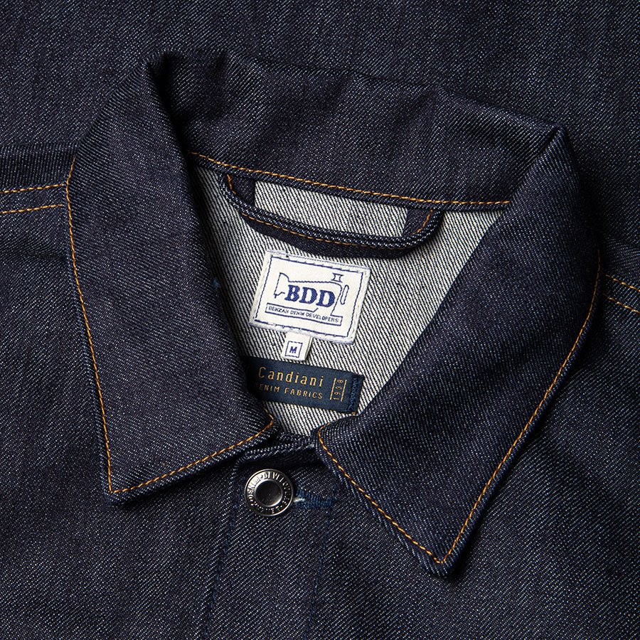 BenzakTrucker Jacket BDJ - 05 Vintage Indigo SelvedgeShirtBritish Parts Lucerne