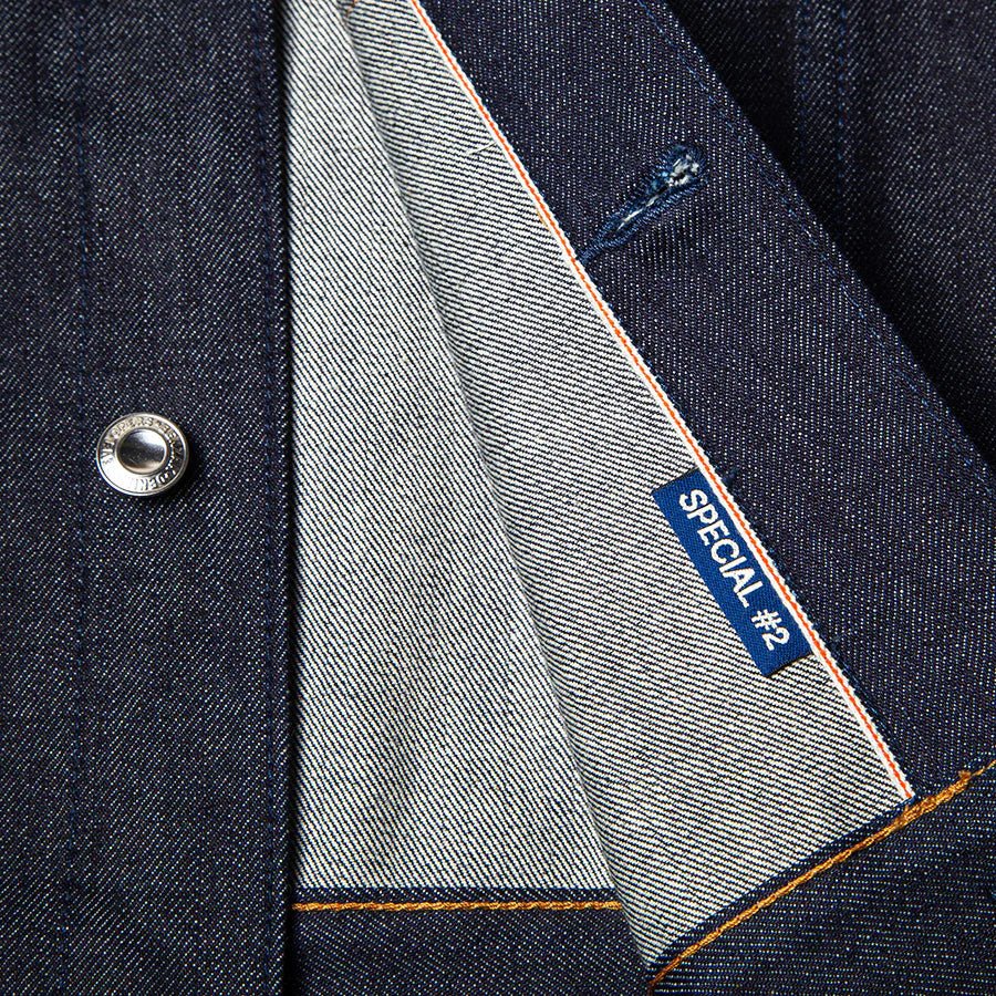 BenzakTrucker Jacket BDJ - 05 Vintage Indigo SelvedgeShirtBritish Parts Lucerne