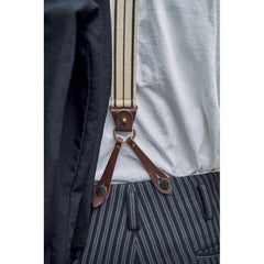 BertellesBertelles suspenders Navy stripe on ecruBracesBritish Parts Lucerne