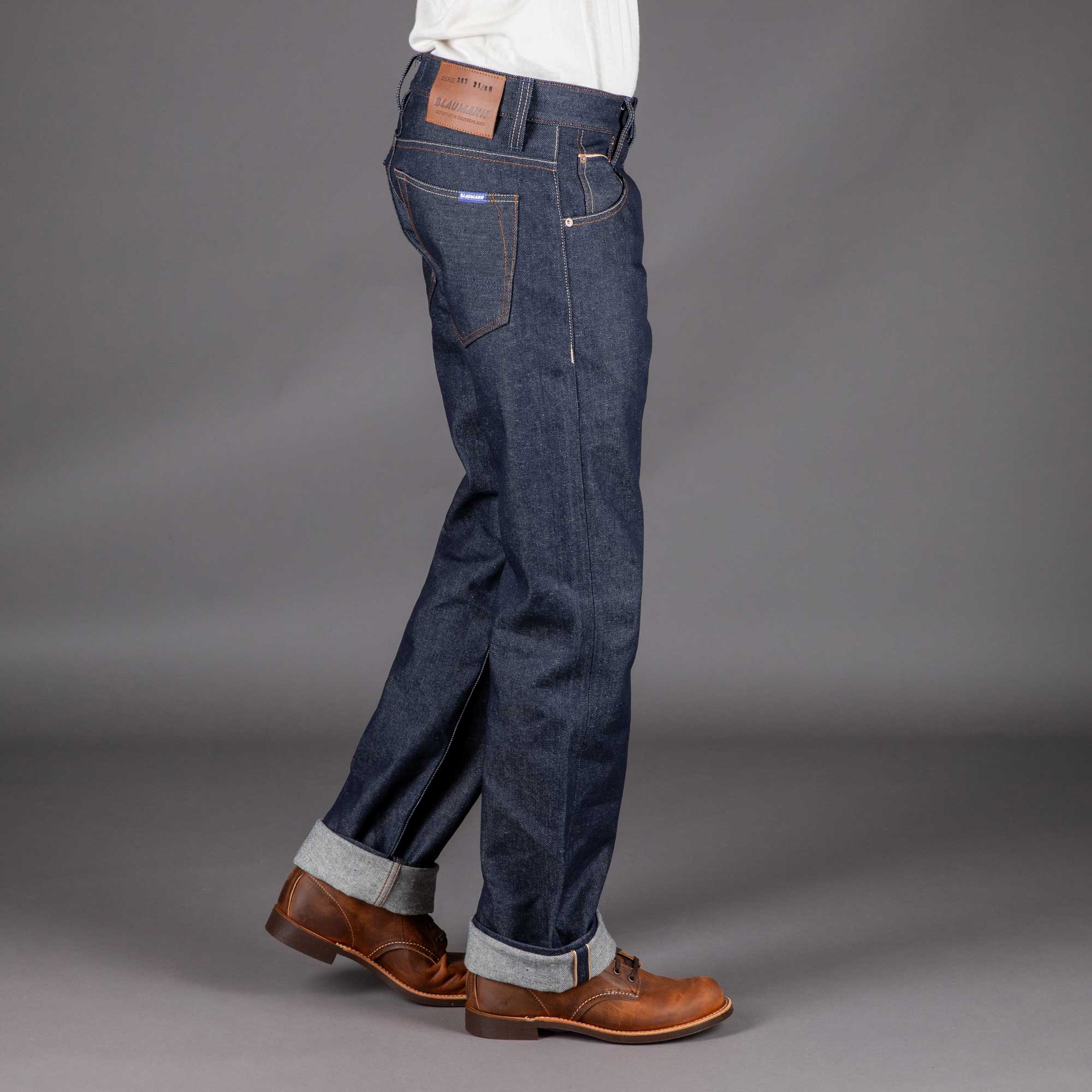 Straight leg denim pantsStraight leg (high) denim pants 13.5 ozPantsBritish Parts Lucerne