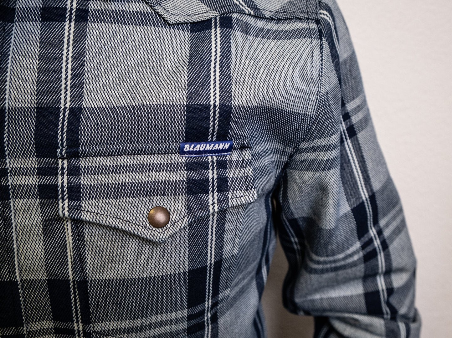 Blaumann JeanspantsStraight shirt Indigo plaidShirtBritish Parts Lucerne