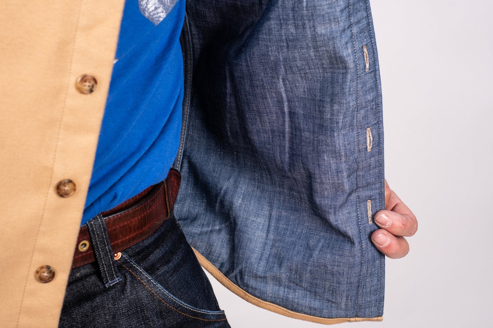 Blaumann JeanspantsStraight shirt Moleskin BeigeShirtBritish Parts Lucerne