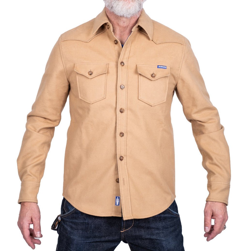 Blaumann JeanspantsStraight shirt Moleskin BeigeShirtBritish Parts Lucerne