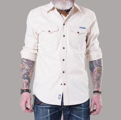 Blaumann jeans trousersJeans shirt Off White Hecking (Ecru)ShirtBritish Parts Lucerne