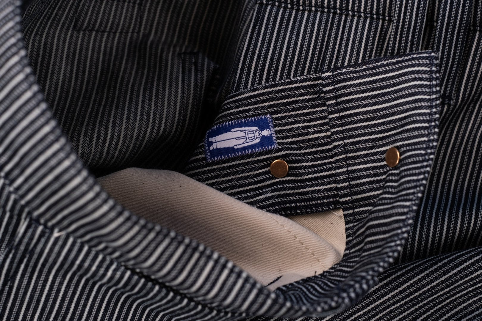 Blue man jeansstriped beach pants - lightPantsBritish Parts Lucerne