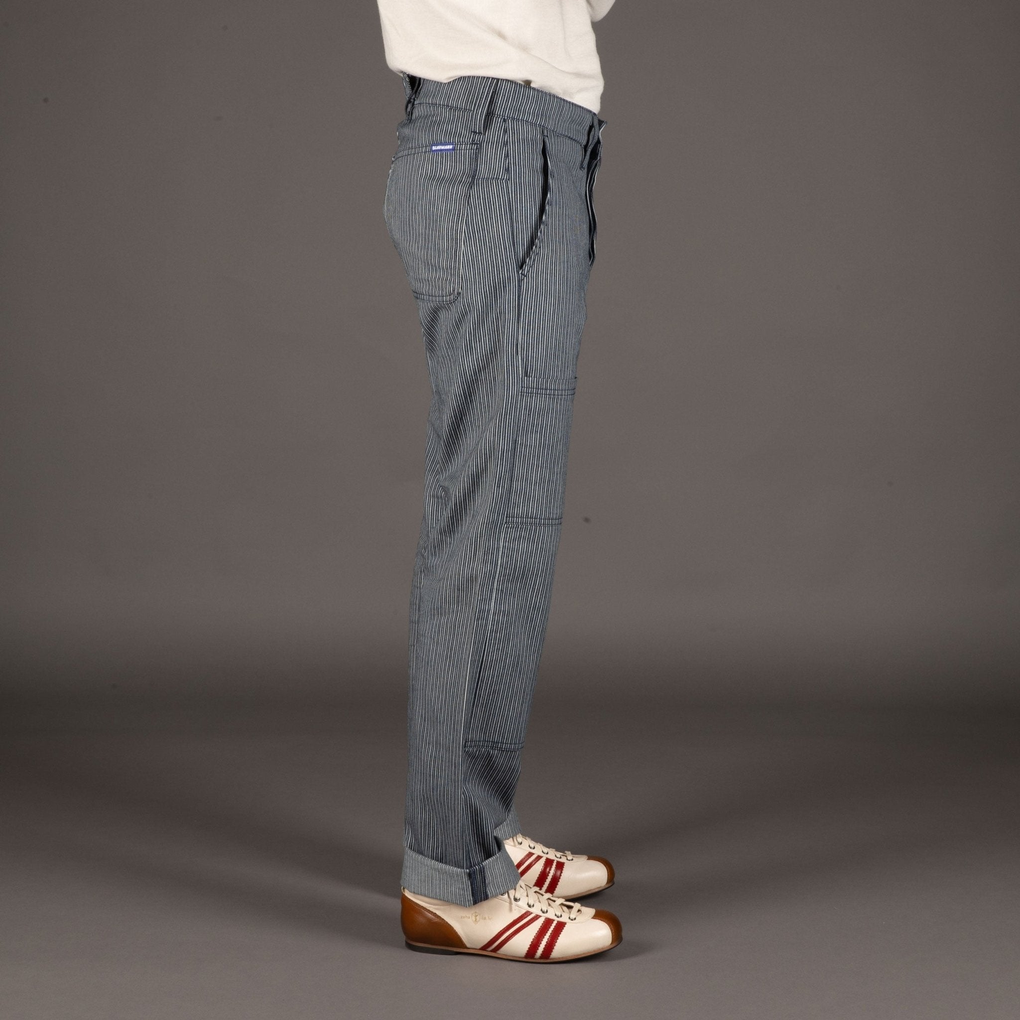 Blue man jeansstriped beach pants - lightPantsBritish Parts Lucerne