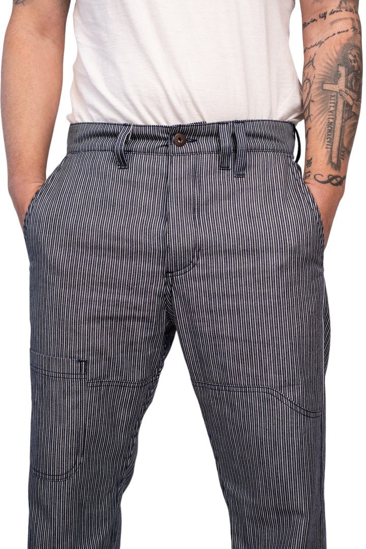 Blue man jeansstriped beach pants - lightPantsBritish Parts Lucerne