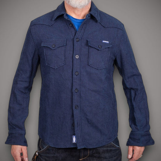 Blaumann JeanspantsOvershirt Sashiko Japanese DotsShirtBritish Parts Lucerne