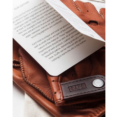 Cafe LeatherTriton car gloves fingerless in brownCar glovesBritish Parts Lucerne