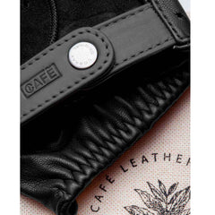Cafe LeatherTriton car gloves fingerless in blackCar glovesBritish Parts Lucerne