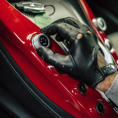 Cafe LeatherTriton car gloves in blackCar glovesBritish Parts Lucerne