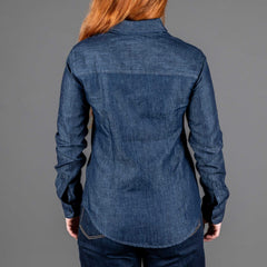 Captain Santors Women's Blouse 8802 CG320 Lino Denim Blouse British Parts Luzern