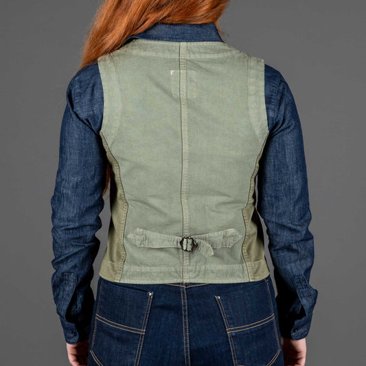 Captain Santors Women's Sailor Vest 7702 CG511 green Women's vest British Parts Luzern