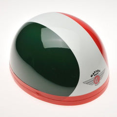 DavidaClassic Helmet Black Red White GreenHelmetBritish Parts Lucerne