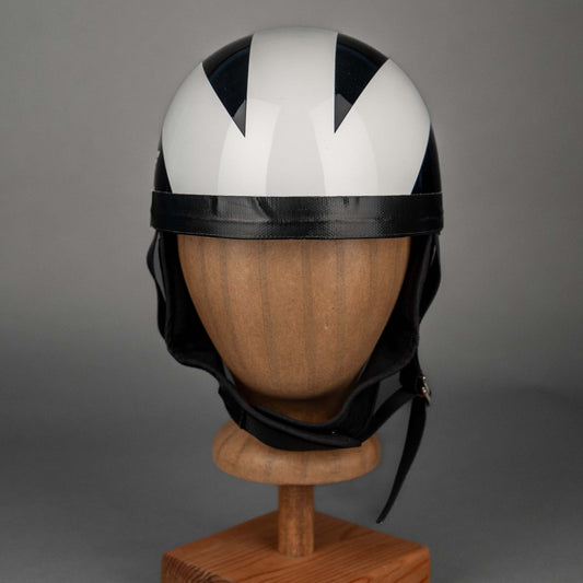 DavidaClassic Helmet Black White SpecialHelmetBritish Parts Lucerne