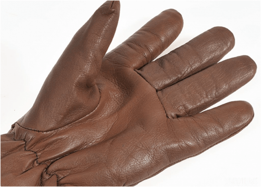 DavidaShorty leather gloves in brownGlovesBritish Parts Lucerne