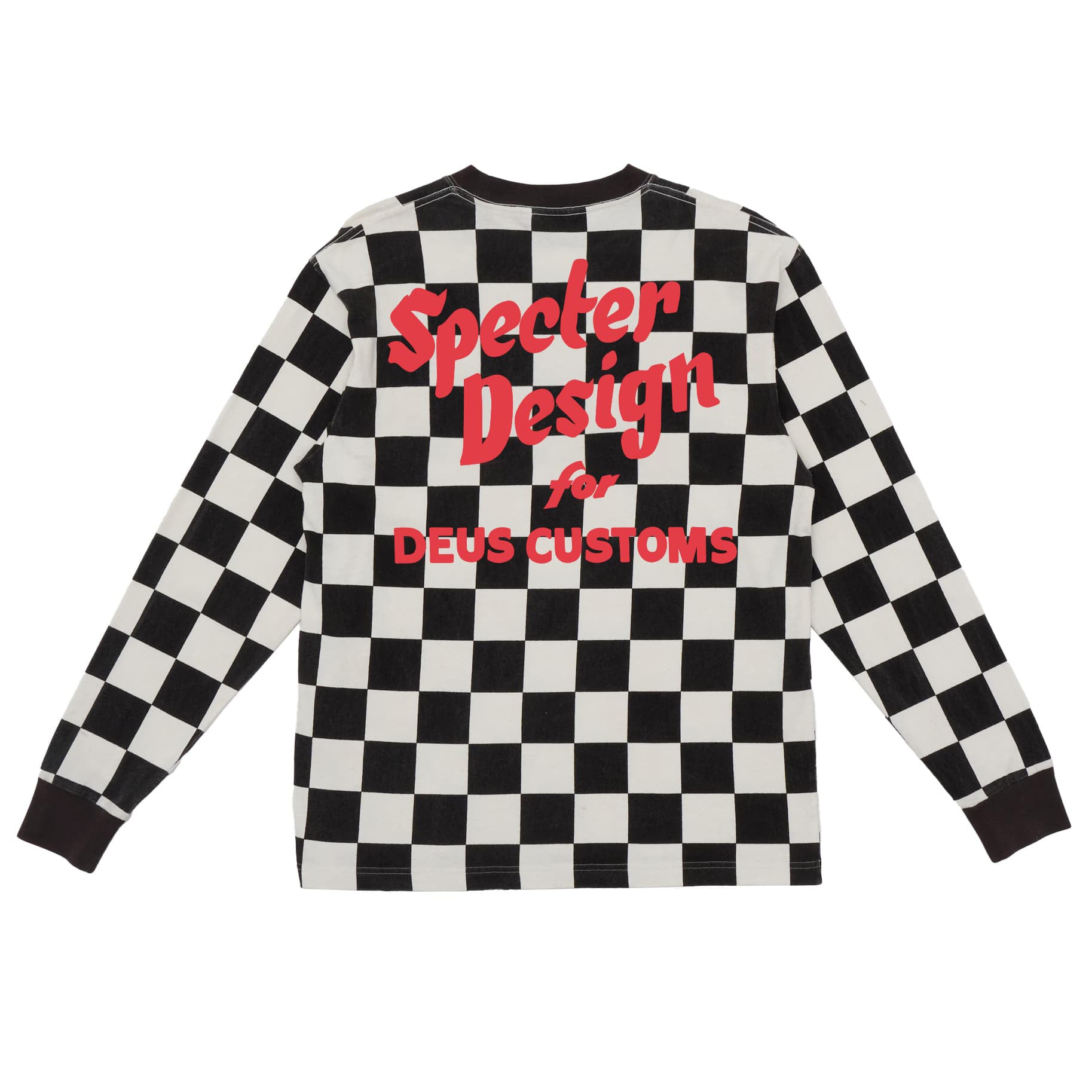 Deus Ex MachinaSpecter Longsleeve Tee Black WhiteT-ShirtBritish Parts Lucerne