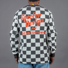 Deus Ex MachinaSpecter Longsleeve Tee Black WhiteT-ShirtBritish Parts Lucerne