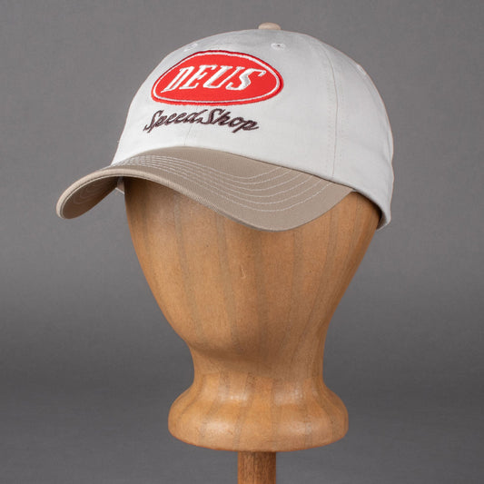 Deus Ex MachinaSpeedshop Cap Dirty WhiteCapBritish Parts Lucerne