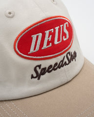 Deus Ex MachinaSpeedshop Cap Dirty WhiteCapBritish Parts Lucerne